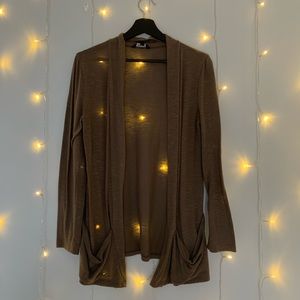 Light Brown Light Cardigan - small to medium
